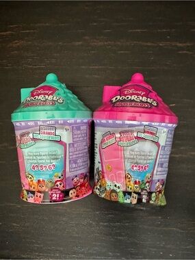 Disney Bundle of 2 Doorables Squish'Alots Series 2 collectible figure capsules.